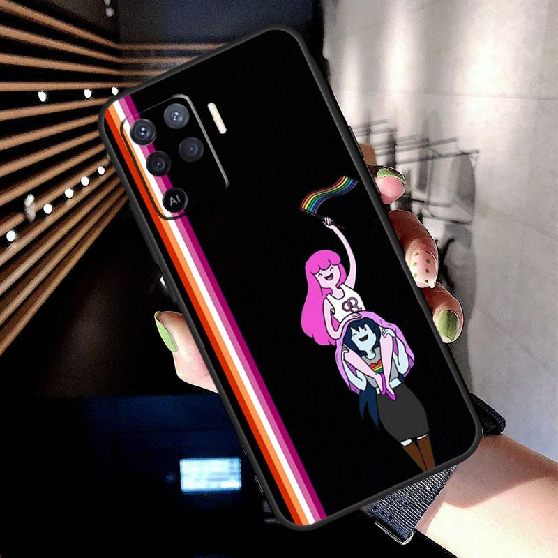 Чехол с радужным флагом ЛГБТ для Oppo A74 A54 A94 A80 A60 A40 A18 A38 A58 A78 A98 A96 A76 A16 A15 A17 A57 A77 A5 Pro