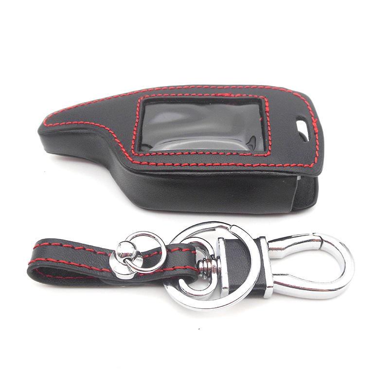 Car Leather Protection Case for Russia Magicar M5 / M7 Magicar 7 Auto Keychain Key Case Cover Protector Accessories