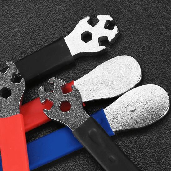 Ключ для спиц велосипеда, прочная нескользящая силиконовая ручка, ключ для спиц горного велосипеда, инструмент для ремонта и обслуживания, аксессуары для велосипеда