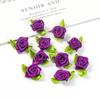 100/200Pcs Artificial Rose Flower Head Valentine's Day Bouquet Photo Props Baby Bride Gift Party Mother's Day Hairpin Decoration