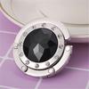 Portable Hanging Crystal Alloy Bag Desk Hooks Portable Handbag Folding Hanger