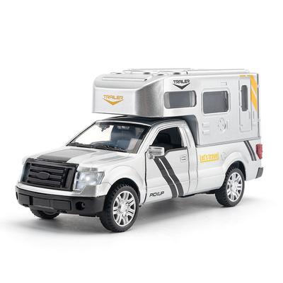 1/32 Ford F150 RV Pickup Truck Alloy Dig литая игрушечная модель автомобиля со звуком и светом детские игрушки коллекционные предметы подарок на день рождения