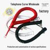 Curly Telephone Handset & Microphone Cord for Direct Sales