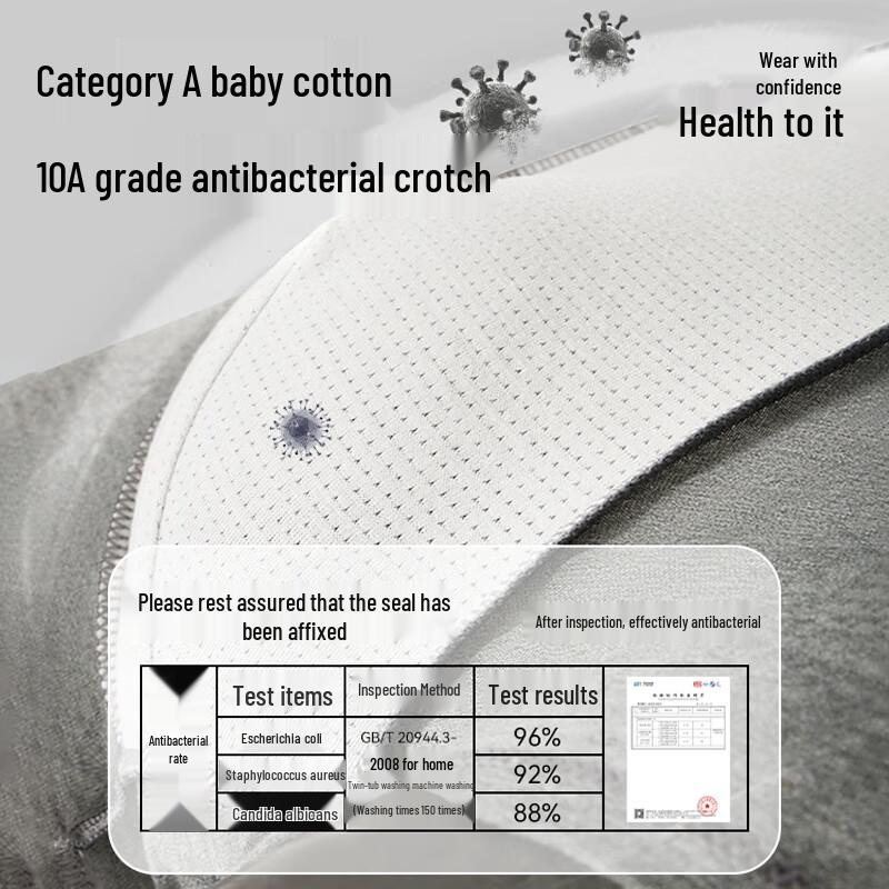 Nanjiren Мужские хлопковые антибактериальные трусы-боксеры, 4 шт.