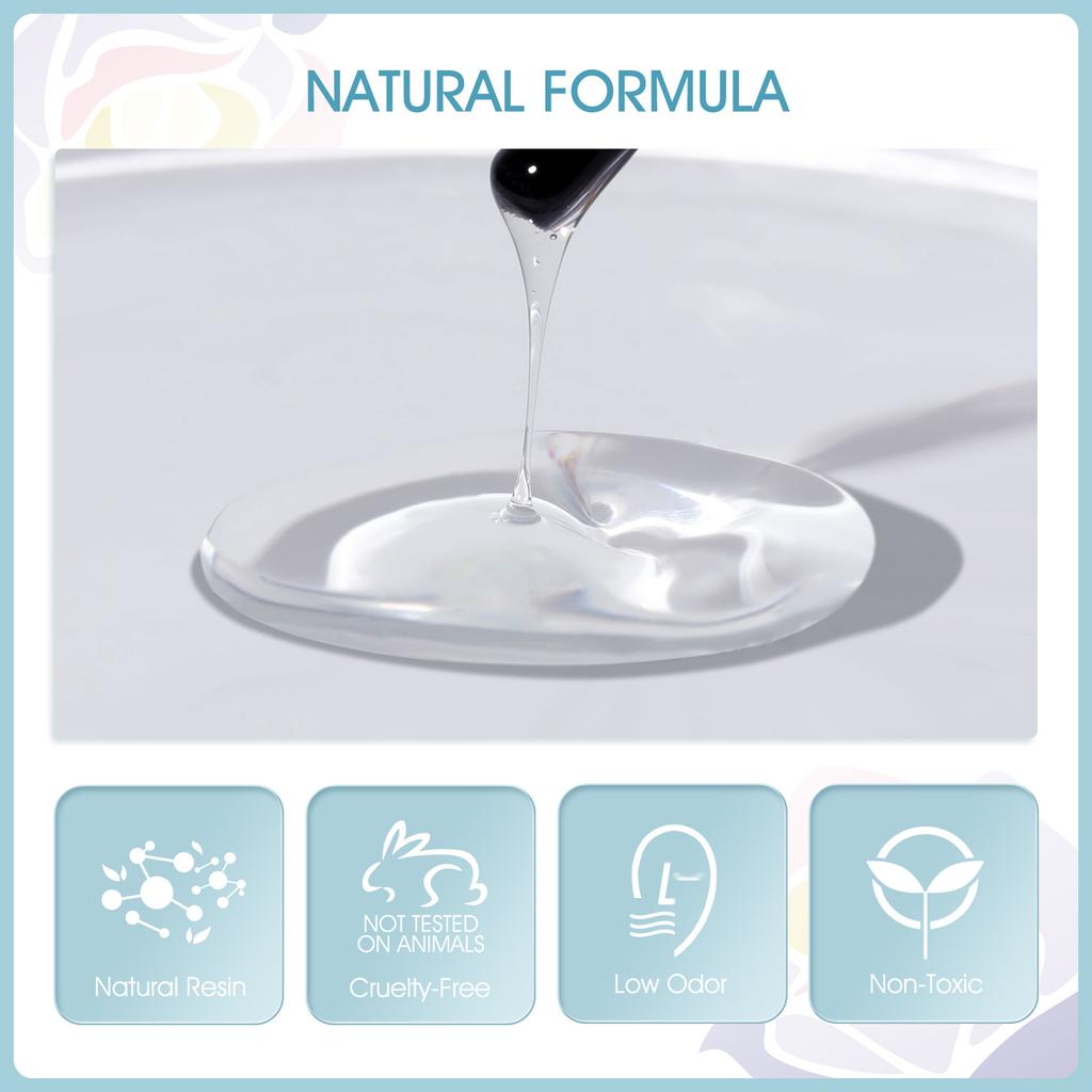 ROSALIND 4 шт., замачиваемый УФ-гель-лак, базовый верхний матовый верхний слой, гель-лак для ногтей, сухой на воздухе гель для дизайна ногтей