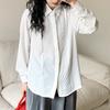 Long Sleeve Spring New Niche Top White Shirt