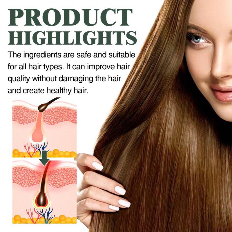 Onion Hair Oil Spray Deeply Repairs Breakage Hydrates Frizzy or Colored Hair for Salon Home Scene
