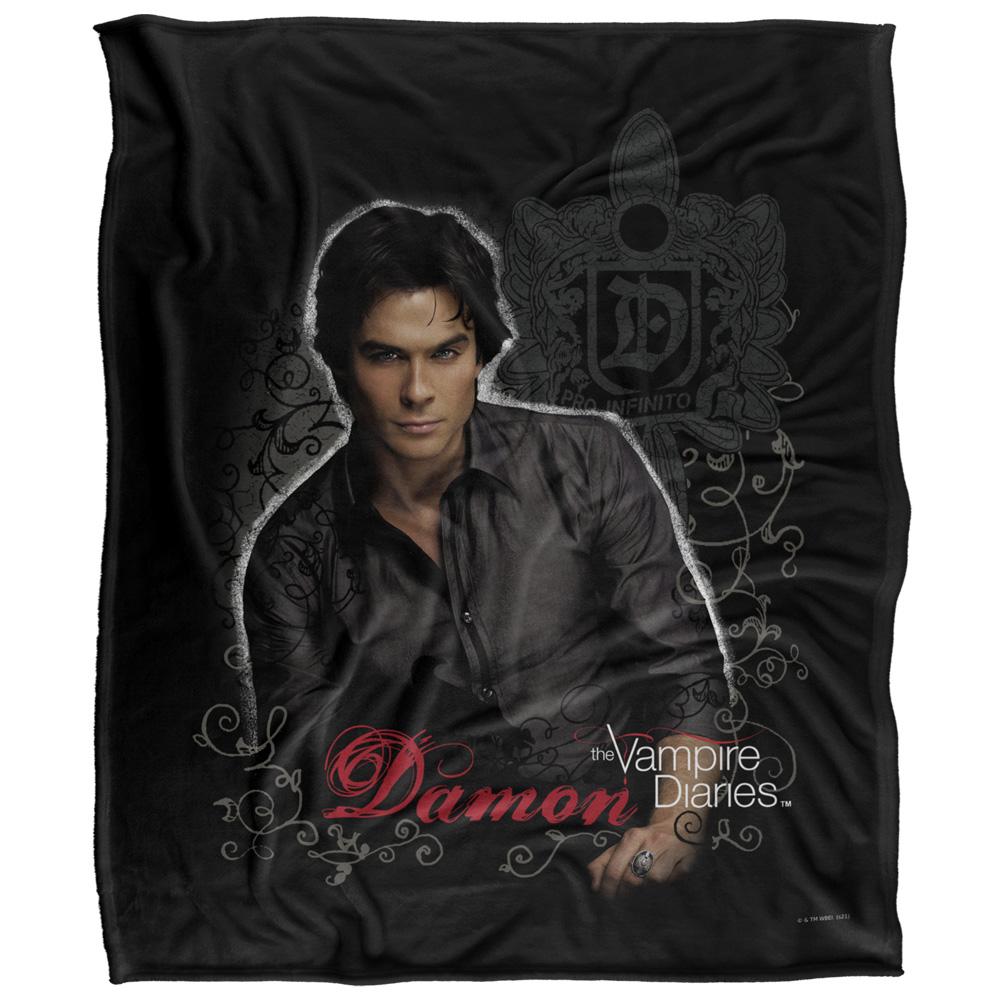 Vampire Diaries Portrait Damon Blanket