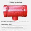 Miling Threaded Reducing Tee Pipe Fitting