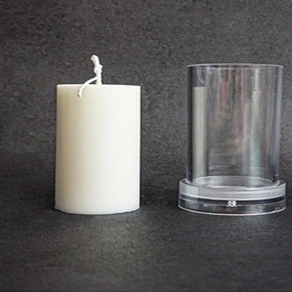 DIY Soy Ice Flower Embossed Ornaments Columnar Candle Mold Aromatherapy Wax Model Home Deor