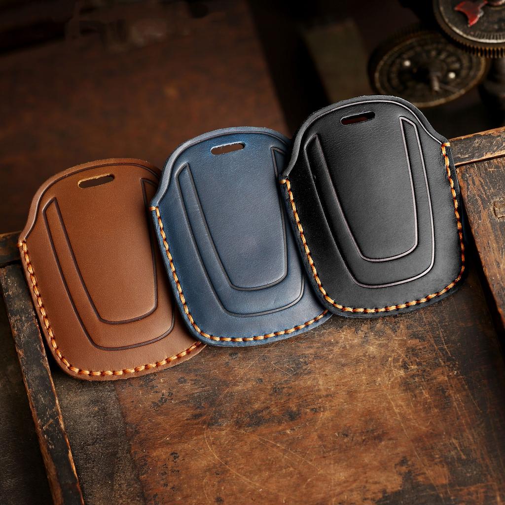 Кожаный чехол для ключа автомобиля, защитная оболочка, держатель брелка, набор для BMW I3 I8 серии, дистанционный ключ для стайлинга автомобиля, брелок, аксессуары