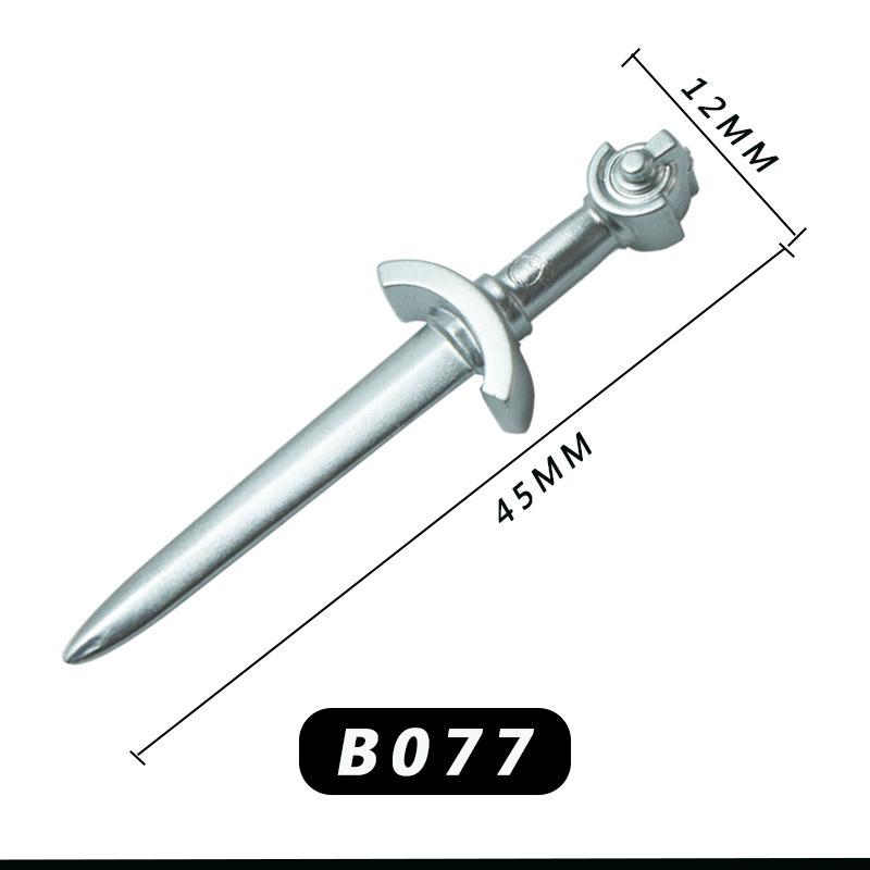 Минифигурка средневекового рыцаря: Фонтан, Рапира, Совместимый с кубиками LEGO