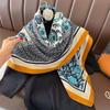 90 * 90cm New Square Scarf Multi Functional Decorative Fashion Scarf Dual Purpose Shawl Wear Sunscreen Winter Warmth