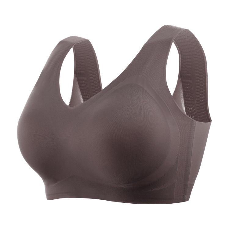 «Удобный бесшовный бюстгальтер без косточек»: «Дышащий, поддерживающий, гладкий, фиксированная чашка для большой и маленькой груди»