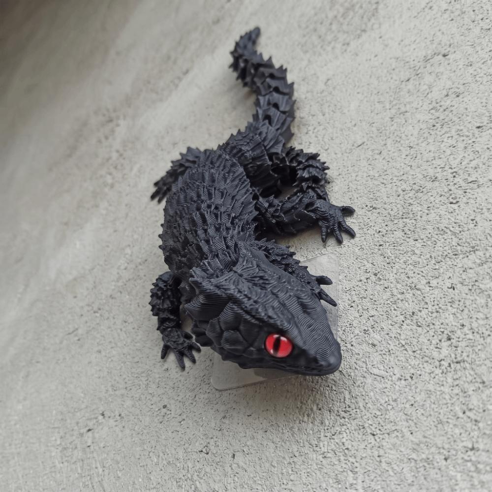 Movable Joints Lizard Figurines Flexible Articulated Lizard Movable 3D Printed Lizard Home Decor
