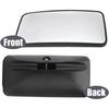 Compatible for Mitsubishi Canter Fuso FE FB FG 2005-2021 Left Right Car Rearview Mirror Glass Cover Side Mirror Door Wing Lens Assembly(Right