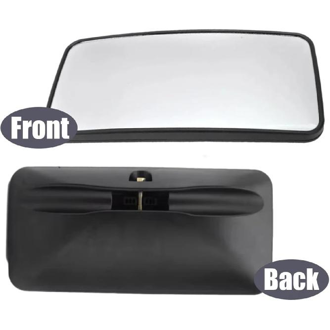 Compatible for Mitsubishi Canter Fuso FE FB FG 2005-2021 Left Right Car Rearview Mirror Glass Cover Side Mirror Door Wing Lens Assembly(Right