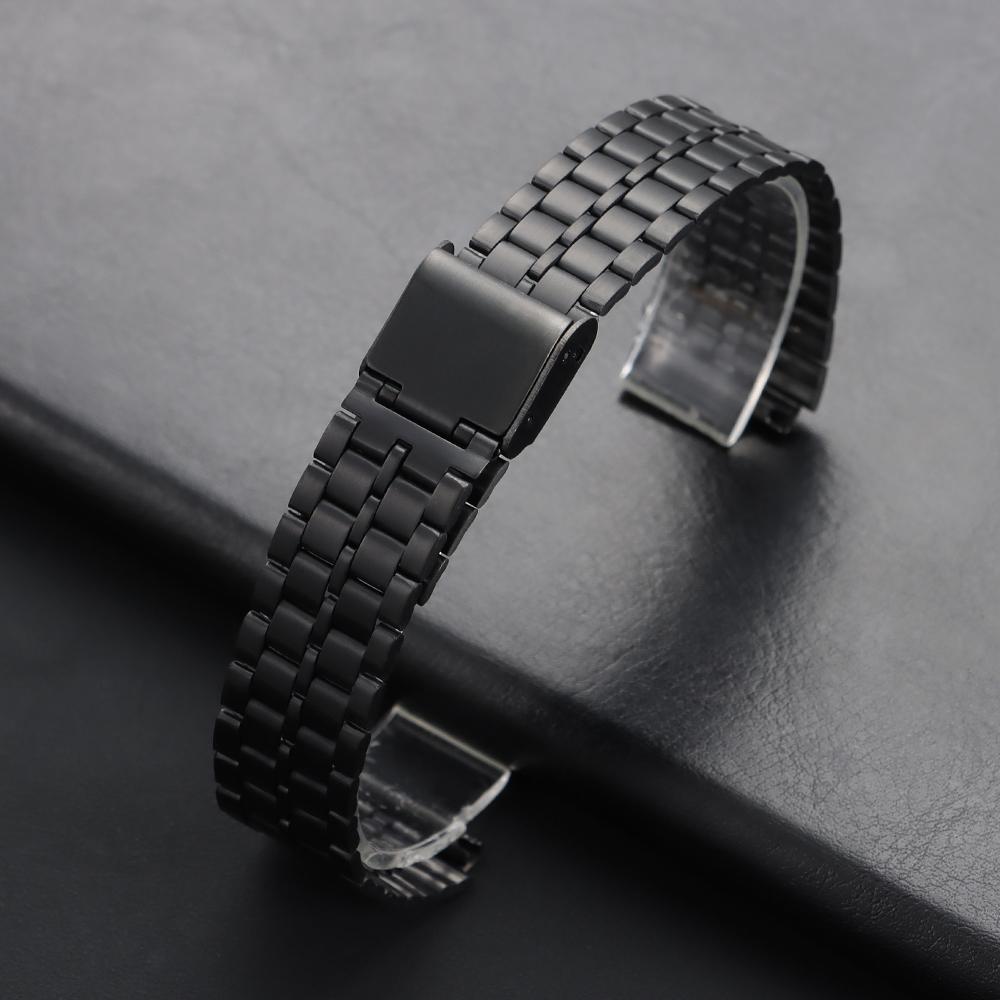 Ремешок из нержавеющей стали 18 мм для Casio для F91W F84/105/108 A158/168 AE1200/1300 B650 AQ230 Ремешок для часов Ультратонкие металлические браслеты