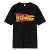 Back To The Future Tshirt Cotton T Shirt For Men Summer Short Sleeve T Shirts Movie Hip Hop Tee Tops Streetwear 2D T-shirts