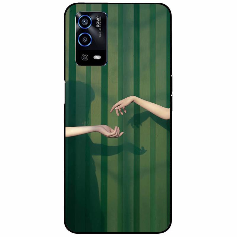 For Oppo A55 4G Case 6.51'' Soft Silicone Protective Marble Phone Cover for Oppo A55 Case TPU Funda For OPPOA55 A 55 CPH2325 Bag