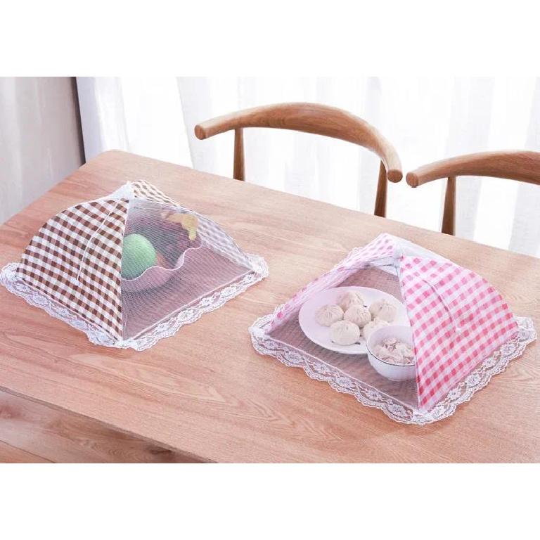 1PC Portable Umbrella Style Food Cover Anti Mosquito Meal Cover Lace Table Home Using Food Cover Kitchen Gadgets Cooking Tools6