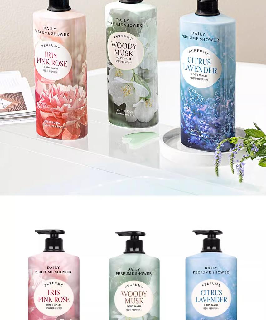 Imported original daily fragrance shower gel for home use, large capacity, long-lasting fragrance, high-end shower and bath