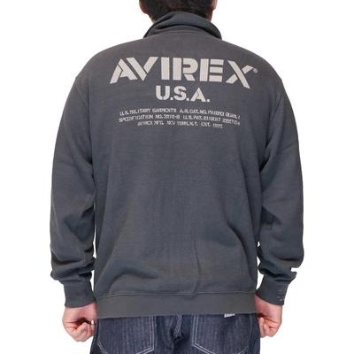 Avirex Extreme Thermal Zip Stand Официальный логотип Вставка и шитье, Мужской XL, 410, Угольный, 783-4230019