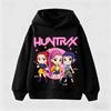 Winter Fashion Comfortable Witch Hunting Team Printed Letter Pattern Children's Cute Warm Hoodies