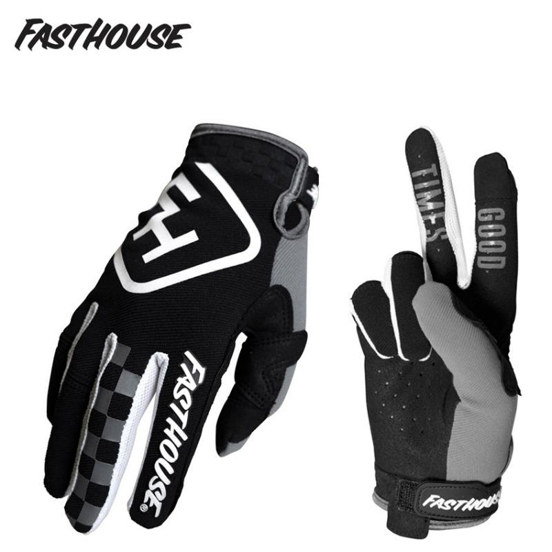 Touch Screen Long Finger Motorcycle Racing Off-road Gloves