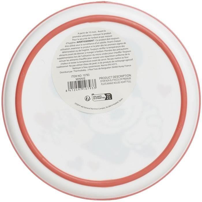 Coffret repas - THERMOBABY - 3 pièces - Bol, assiette et gobelet - Minnie