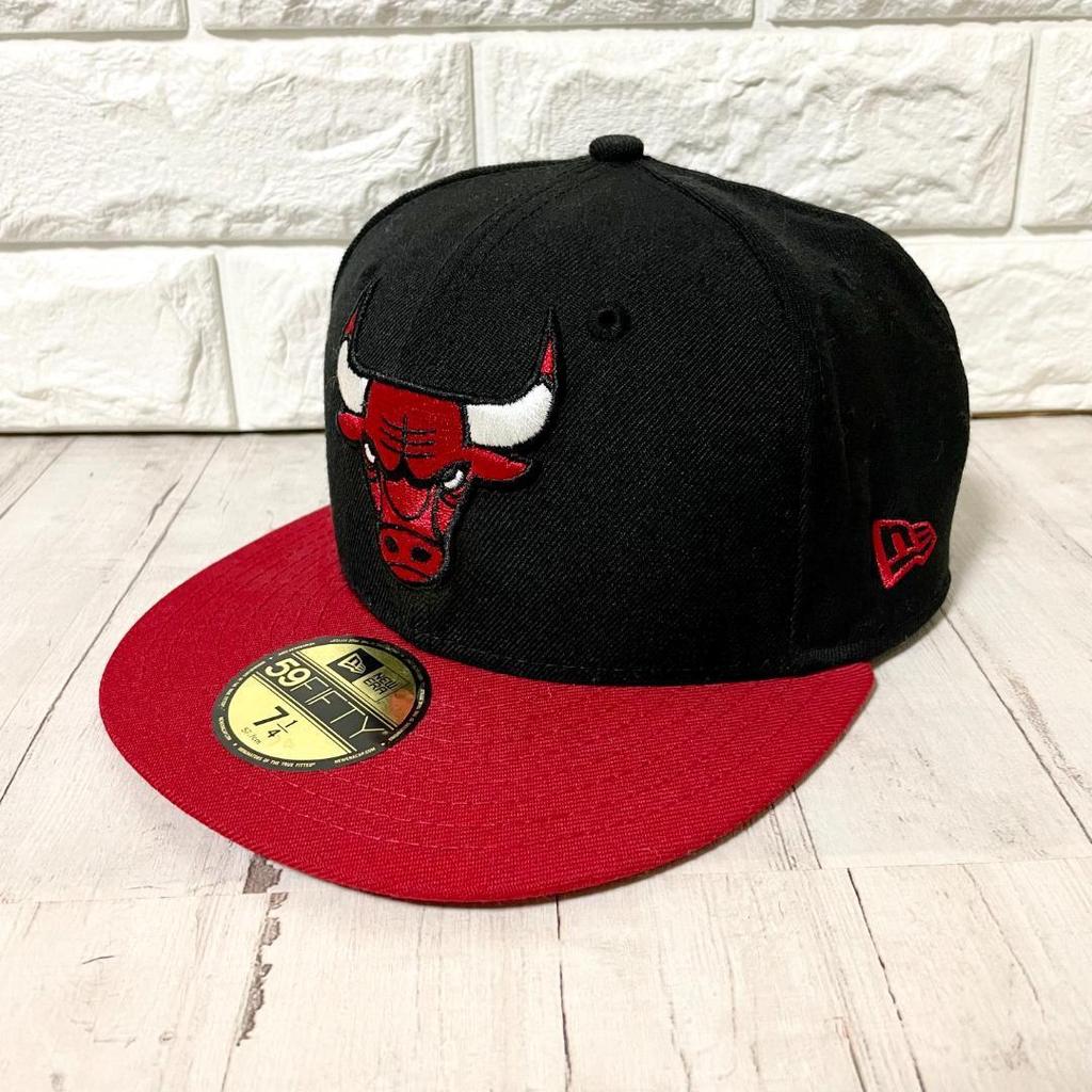 Б/у Бейсболка New Era Chicago Bulls NBA 9FIFTY Черно-красная