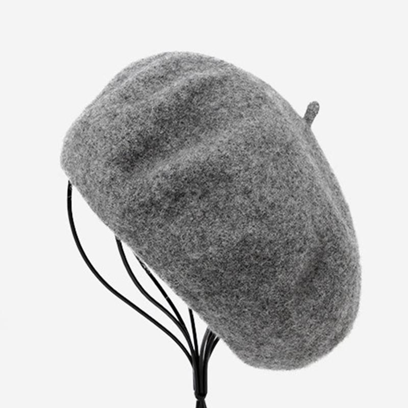 Женский шерстяной берет, цвета в ассортименте