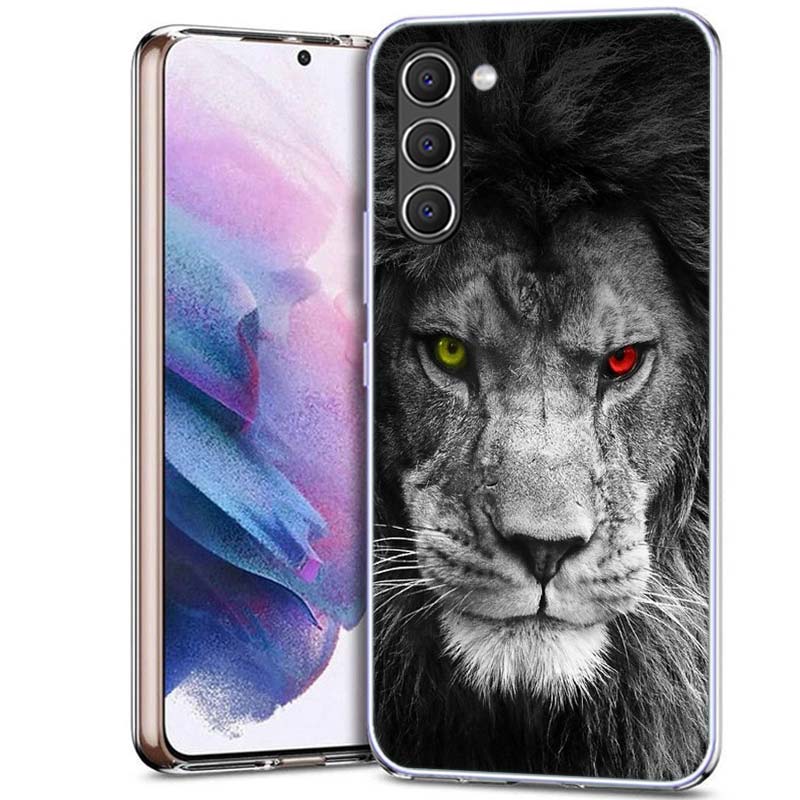 Чехол для телефона 'Лев Альфа-самец Львенок' для Samsung A16 A17 A26 A36 A37 A56 A57 A12 A22 A32 A52S A07 A06 A02S A72 Galaxy A70 A50S A71 A51