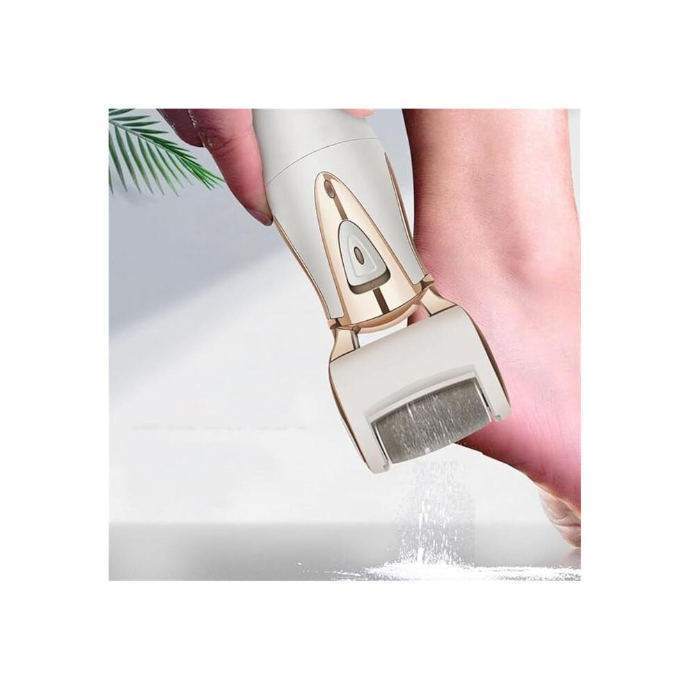 Cracked Heels Treatment Foot Care Machine with Advanced Microcrystal Technology, Ergonomic Design Rechargeable Foot File for Durable Wear-Resistant M