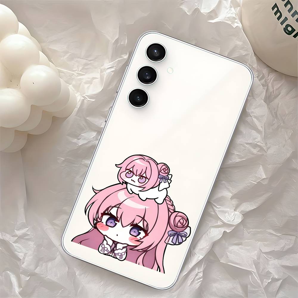 Cute D-doro Nikke Doro Phone Case For Samsung Galaxy S21 S22 S23 S24 S25ULTRA FE Ultra Plus5G A52S Transparent Cover