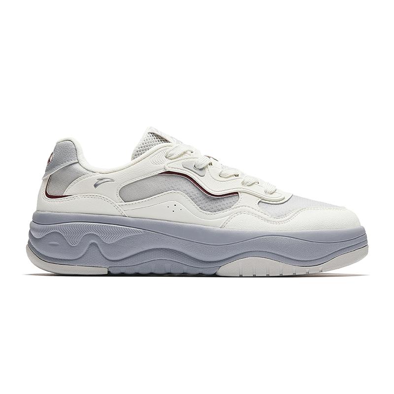 Anta Морские водоросли 2.0 Удобные Модные Износостойкие Нескользящие Низкие Кеды Мужские кроссовки Белый Серый 912528011-4