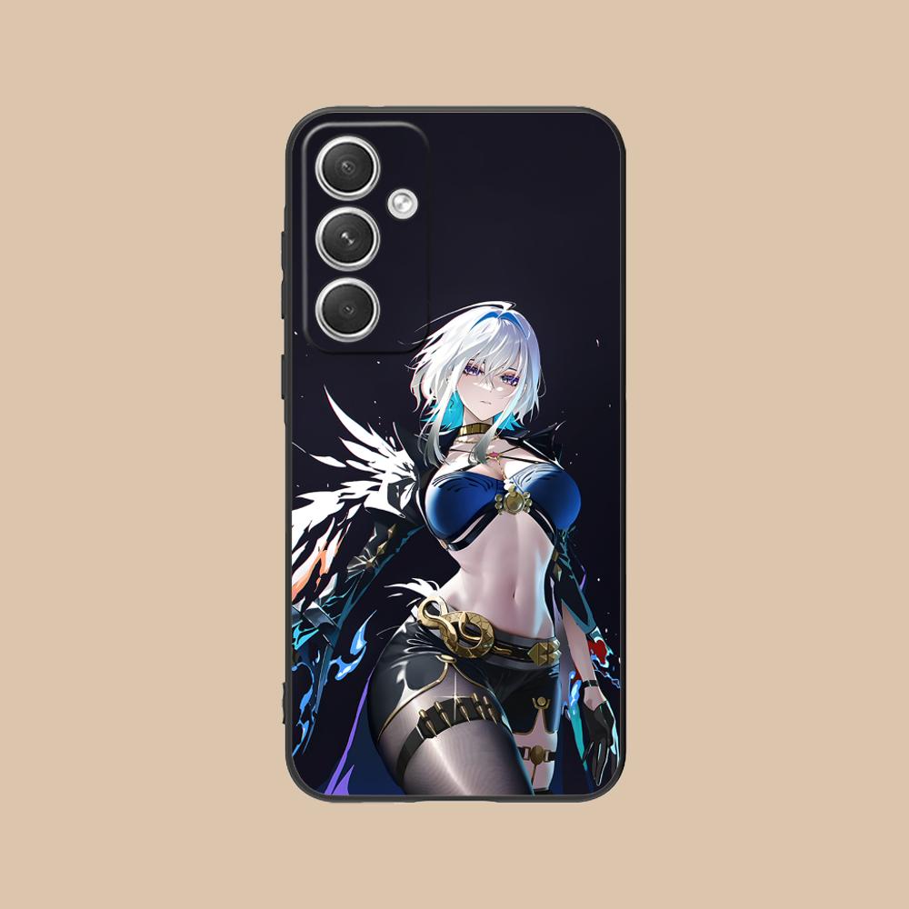 Чехол для телефона Wuthering Waves Galbrena для Samsung Galaxy S26 S25 S24 S23 S22 S21 S20 Note20 Plus FE Ultra Цветная обложка Cover