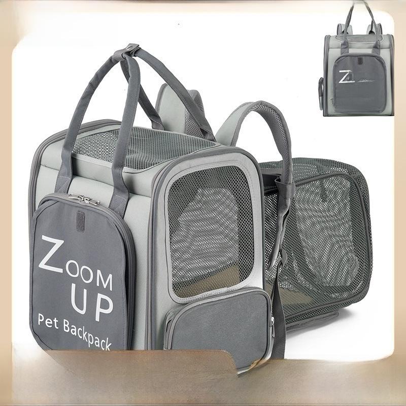 Qisheng большой вместимости расширяемый рюкзак для кошек