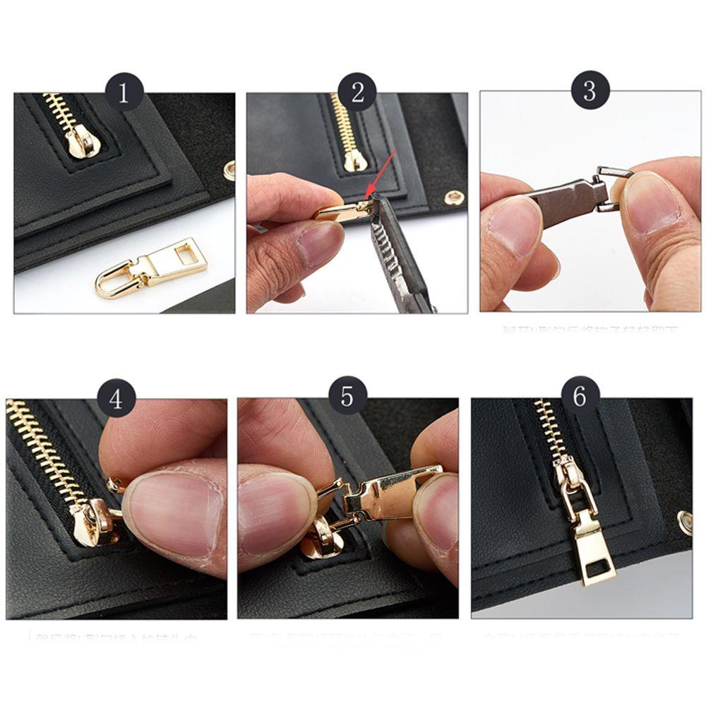 1Pc Sewing Accessories DIY Detachable Zipper Pullers Zipper Sliders Repair Kits Zipper Head