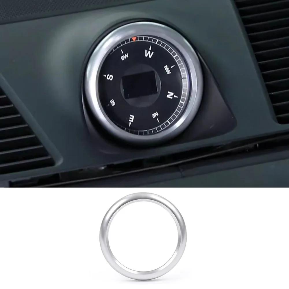 Alloy Center Console Clock Ring Trim for Porsche Panamera 2010-2016 718 911 Cayenne Macan 2014-2022 Interior Moulding