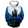 2023 New Men's and Women's Halloween 3D Digital Print Hoodie