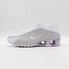 HF5076-100 Nike Shox R4 Белый и Металлический Платиновый (Женский)