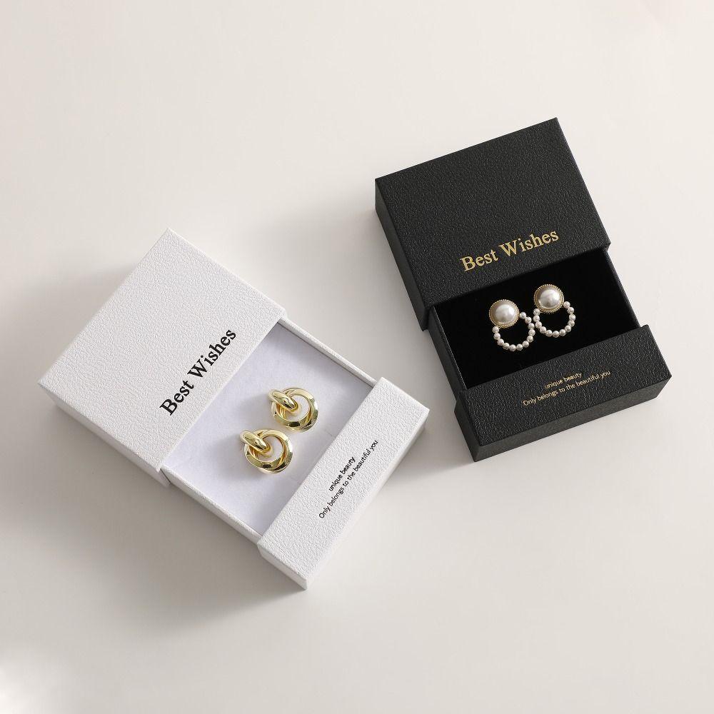 Портативный контейнер для организации ювелирных изделий-ожерелий в стиле INS, подарочная коробка для ювелирных изделий, подарки, шкатулка для ювелирных изделий