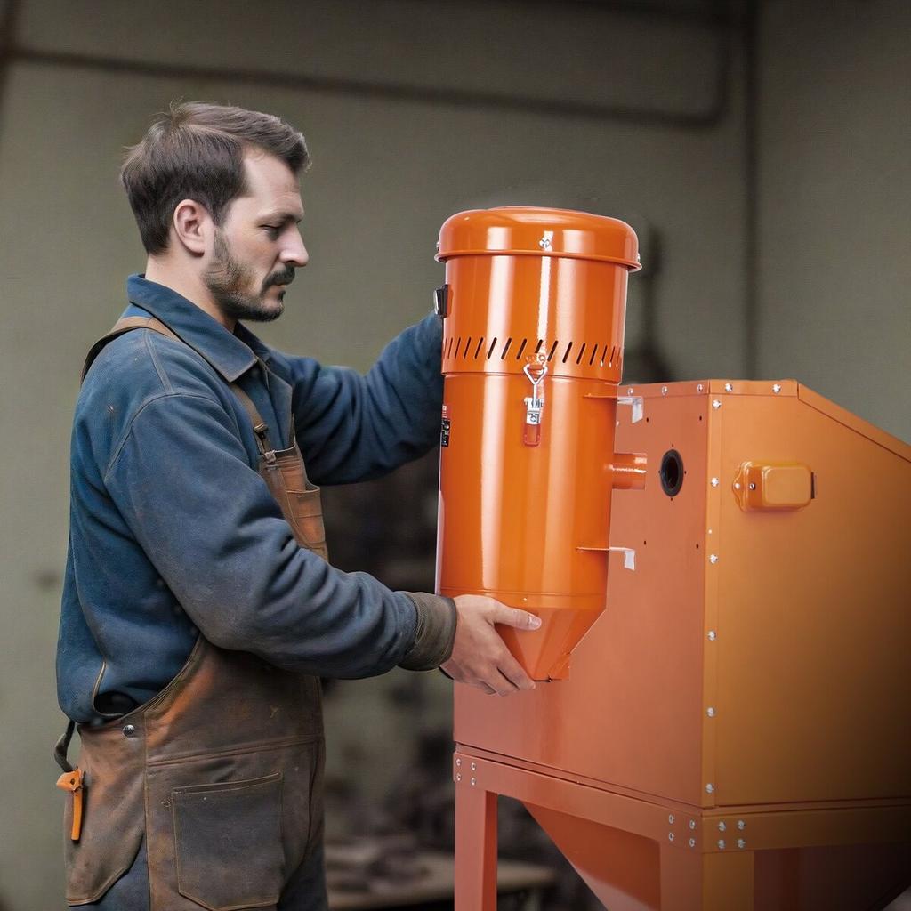 Dust Collection System: 1450W Dust Collector Media Reclaimer with 1.8 Gallon Capacity - Universal Fit for Sandblaster Cabinets and Media Blasters