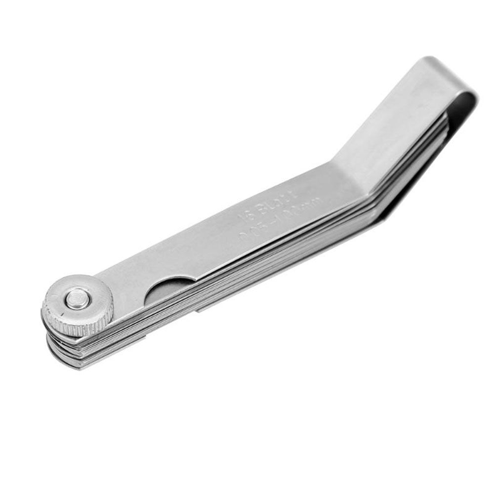 Измеритель смещения клапана из нержавеющей стали 0,05-1,0 мм, метрический, 100 мм, щуп