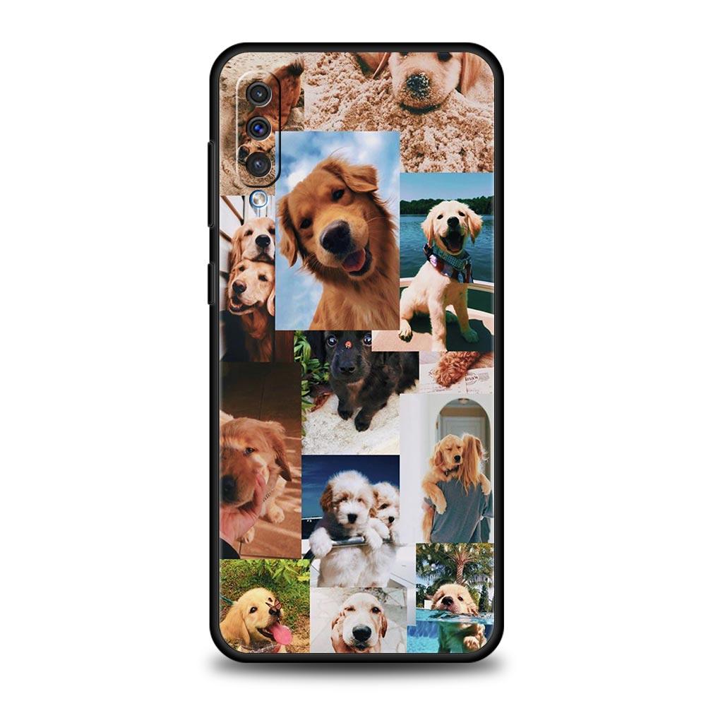 Golden Retriever Friend dog Phone Case For Samsung Galaxy A52s A12 A32 A50 A70 A20E A20S A10S A22 A30 A40 A53 5G A02S A04s Cover