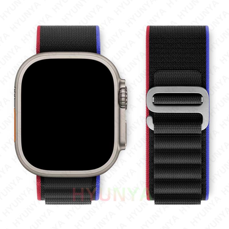 Альпийский ремешок для Apple Watch Band Series 10 9 8 7 SE Ultra 2 41мм 42мм 45мм 46мм 49мм 40мм 44мм IWatch Correa Ремешок Браслет