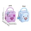 Pig Shape Money Saving Box Tinplate Coins Storage Box Handheld Piggy Bank  For Children Gift
