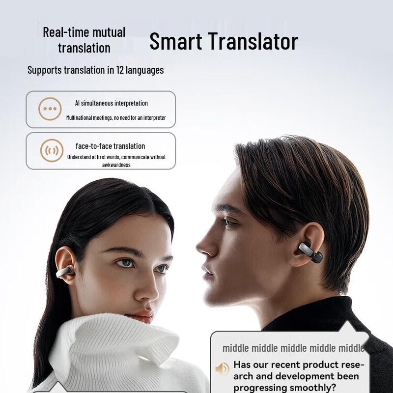 SANAG S9S AI Bone Conduction Open-Ear Bluetooth Headset