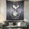 Tottenham Hotspur FC Wall Tapestry Aesthetic Wall Hanging Printed Fabric Blanket Decorative Tapestries for Bedroom Living Room Home Decor